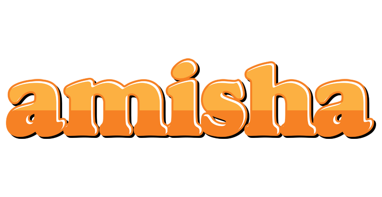 Amisha orange logo