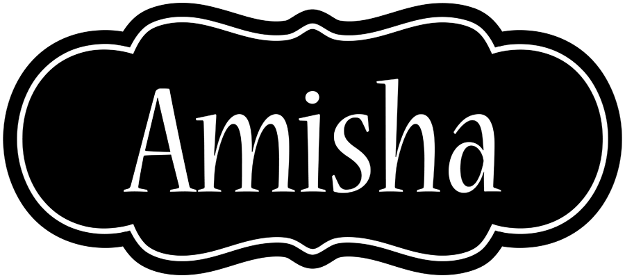 Amisha welcome logo