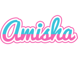 Amisha woman logo