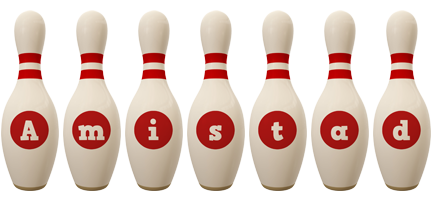 Amistad bowling-pin logo
