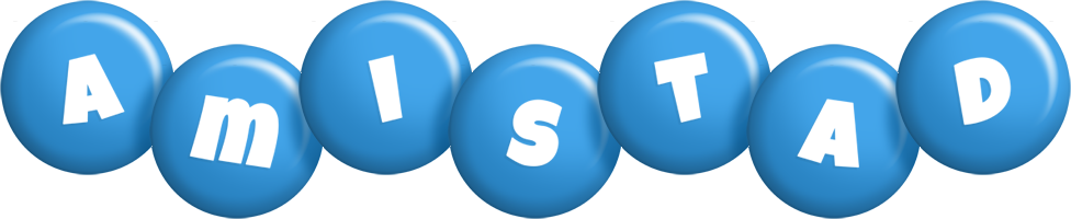 Amistad candy-blue logo