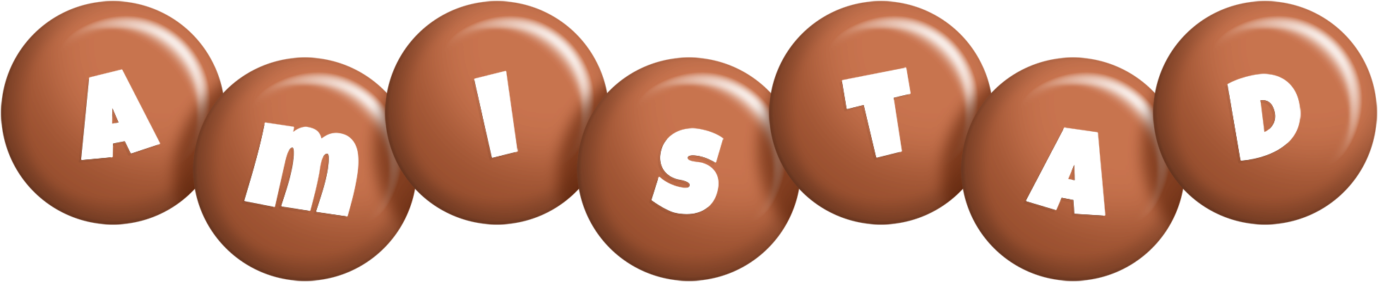 Amistad candy-brown logo