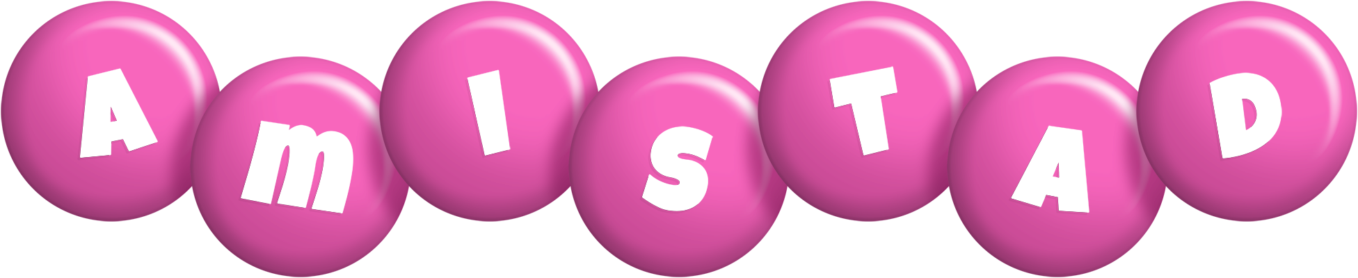 Amistad candy-pink logo