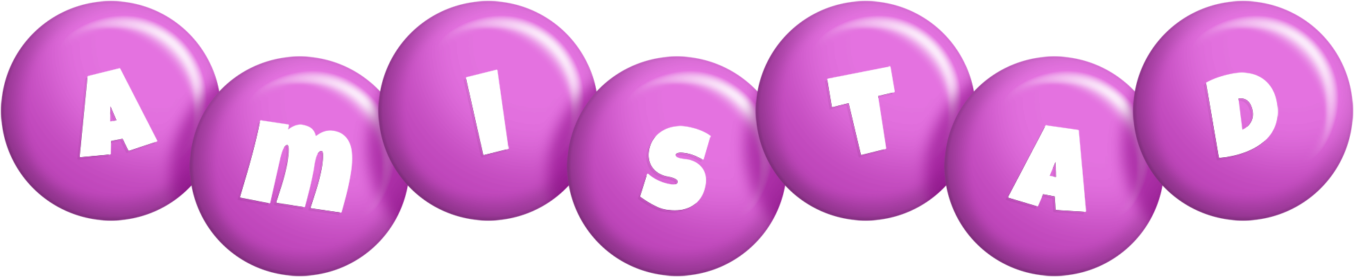 Amistad candy-purple logo