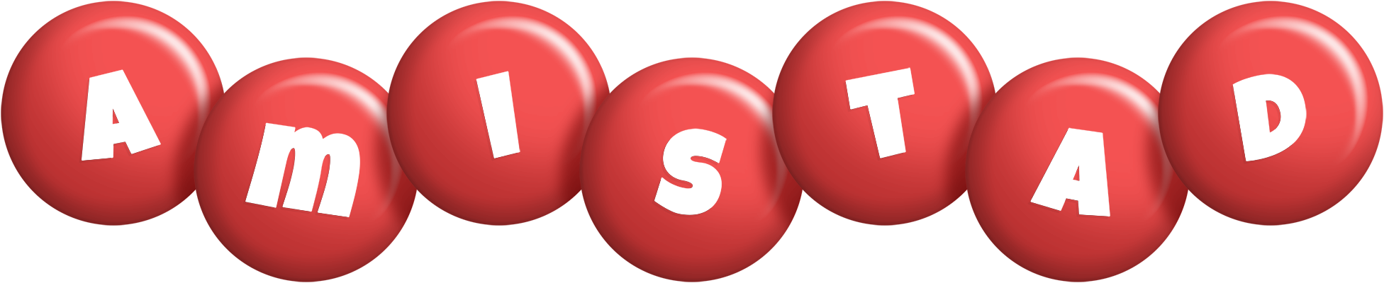 Amistad candy-red logo