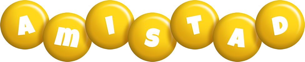Amistad candy-yellow logo
