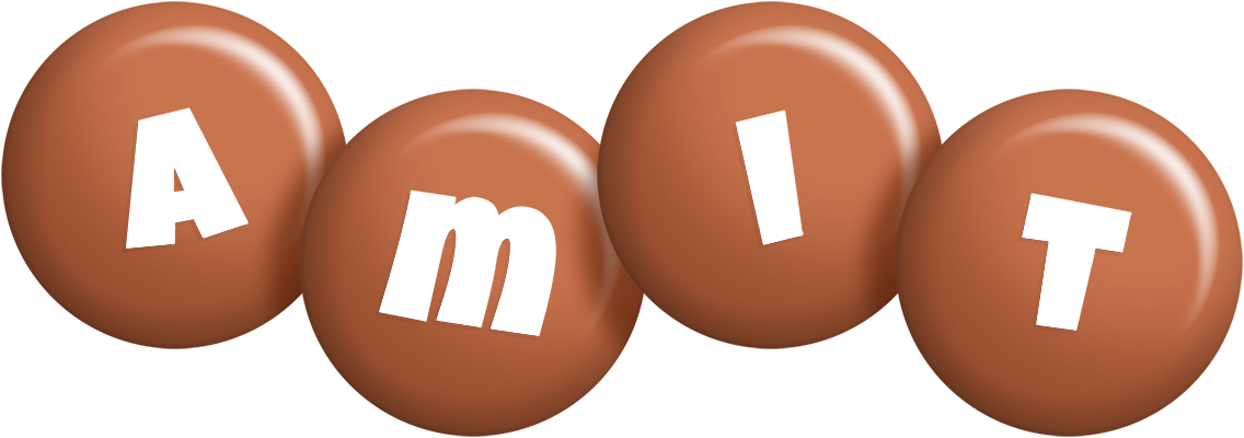 Amit candy-brown logo