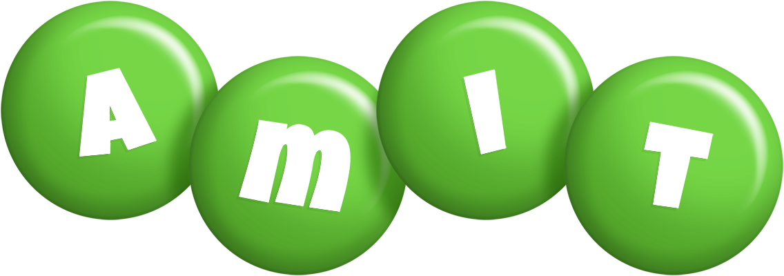 Amit candy-green logo