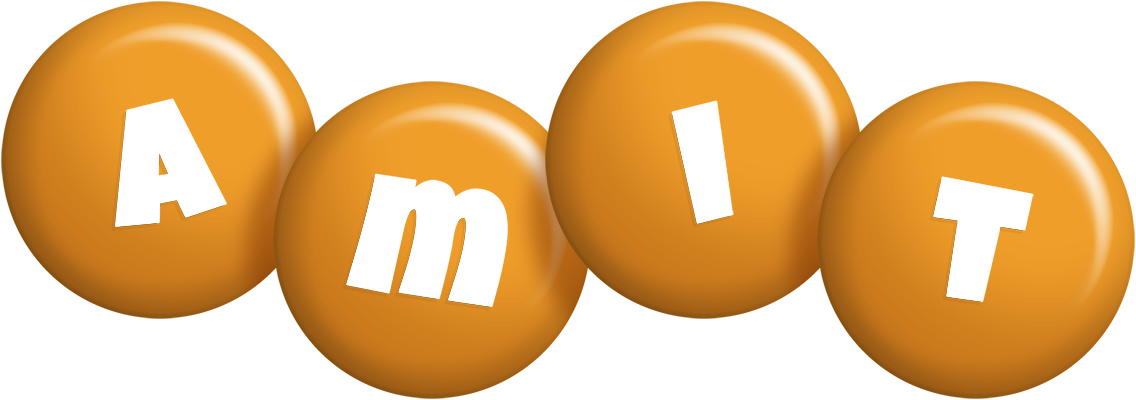 Amit candy-orange logo