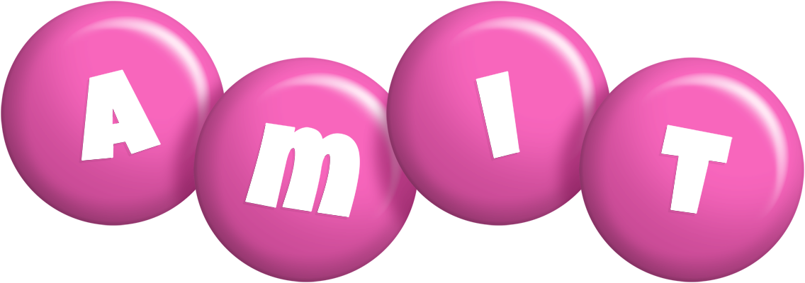 Amit candy-pink logo