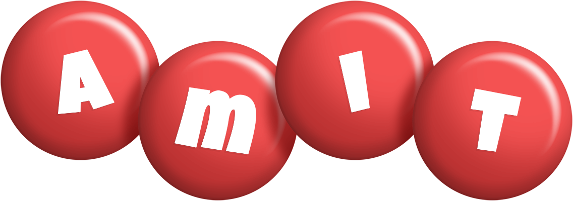 Amit candy-red logo