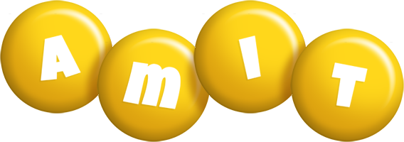 Amit candy-yellow logo