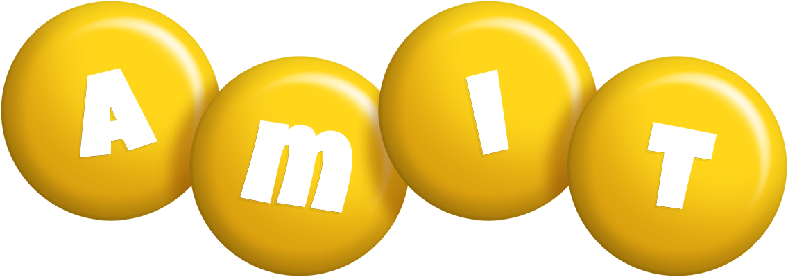 Amit candy-yellow logo