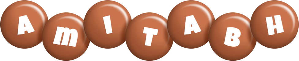 Amitabh candy-brown logo