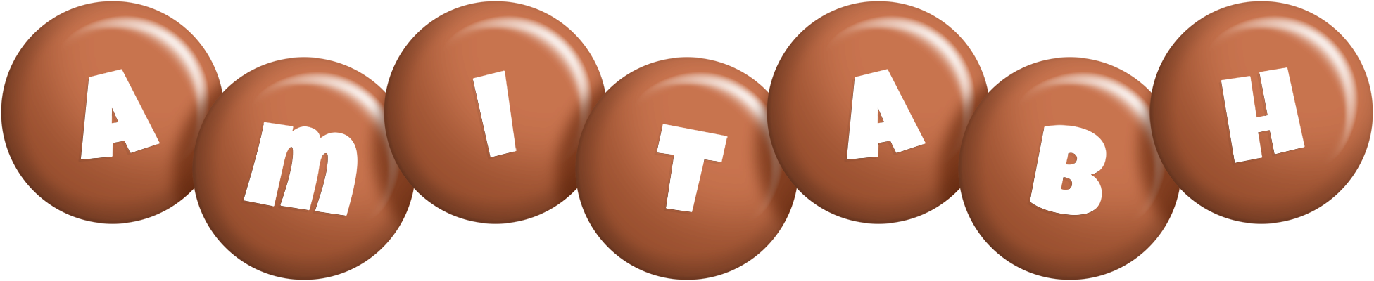 Amitabh candy-brown logo