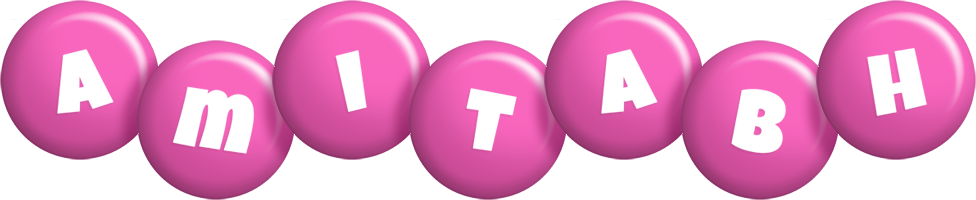 Amitabh candy-pink logo