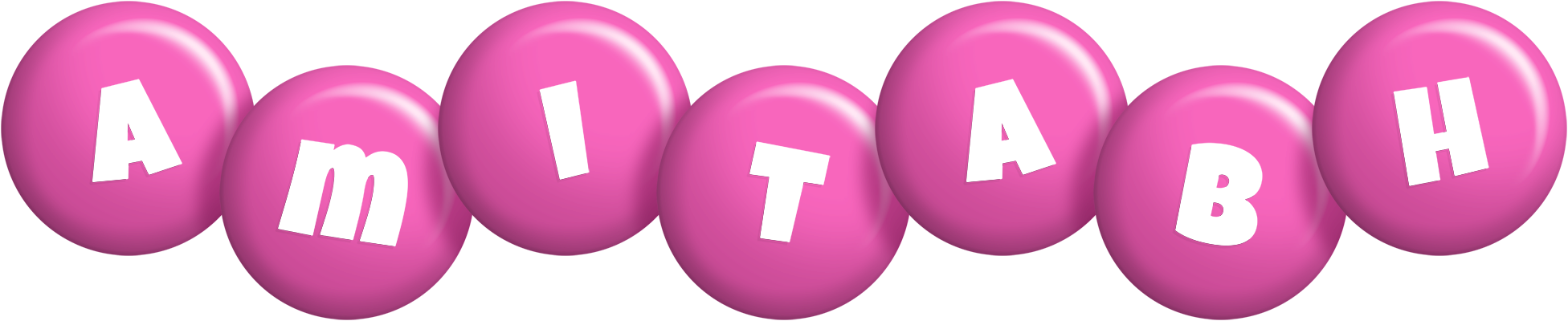 Amitabh candy-pink logo
