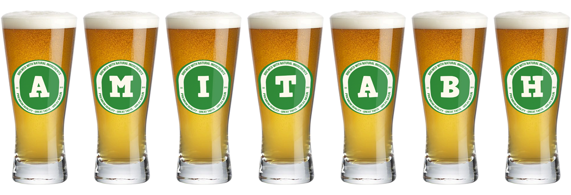 Amitabh lager logo