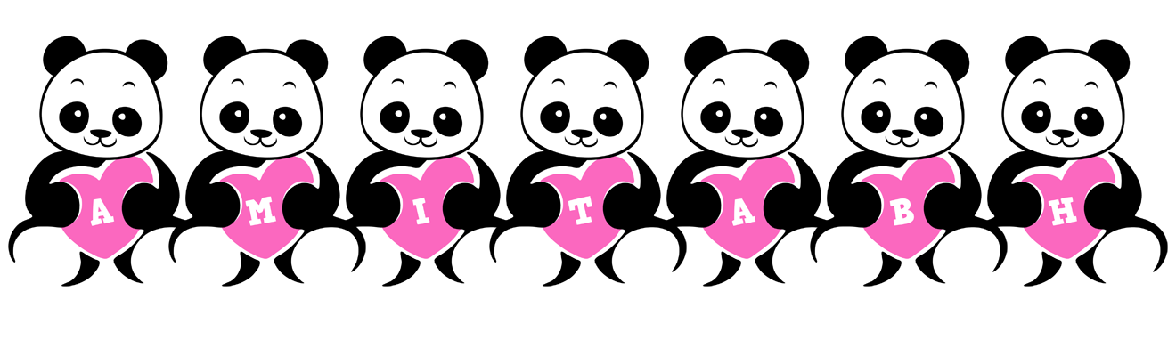 Amitabh love-panda logo