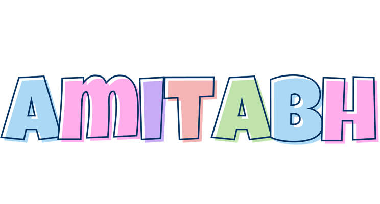 Amitabh pastel logo