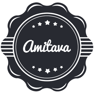 Amitava badge logo