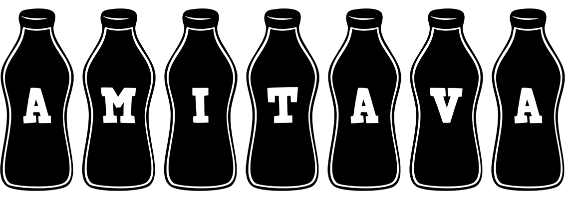 Amitava bottle logo