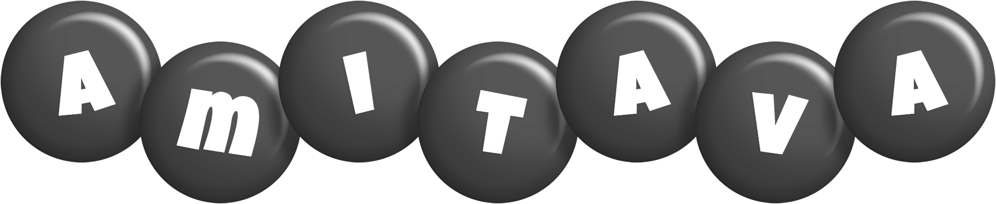 Amitava candy-black logo