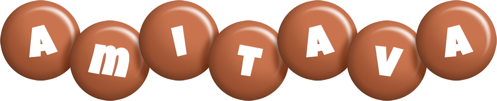 Amitava candy-brown logo