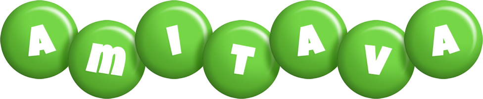 Amitava candy-green logo