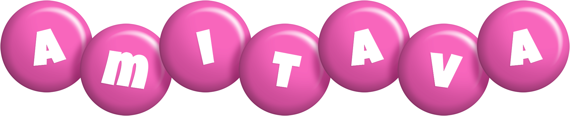 Amitava candy-pink logo