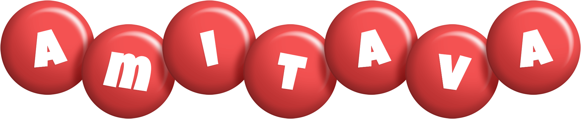 Amitava candy-red logo