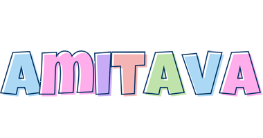 Amitava pastel logo