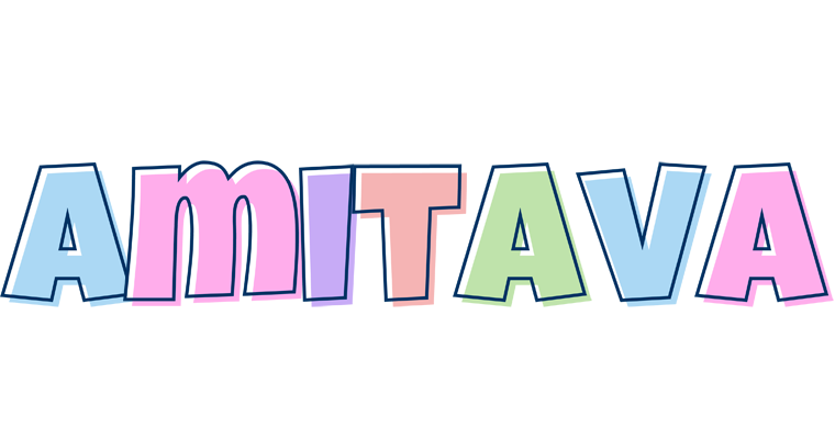 Amitava pastel logo