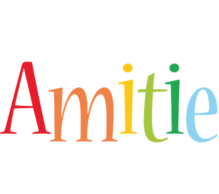 Amitie birthday logo
