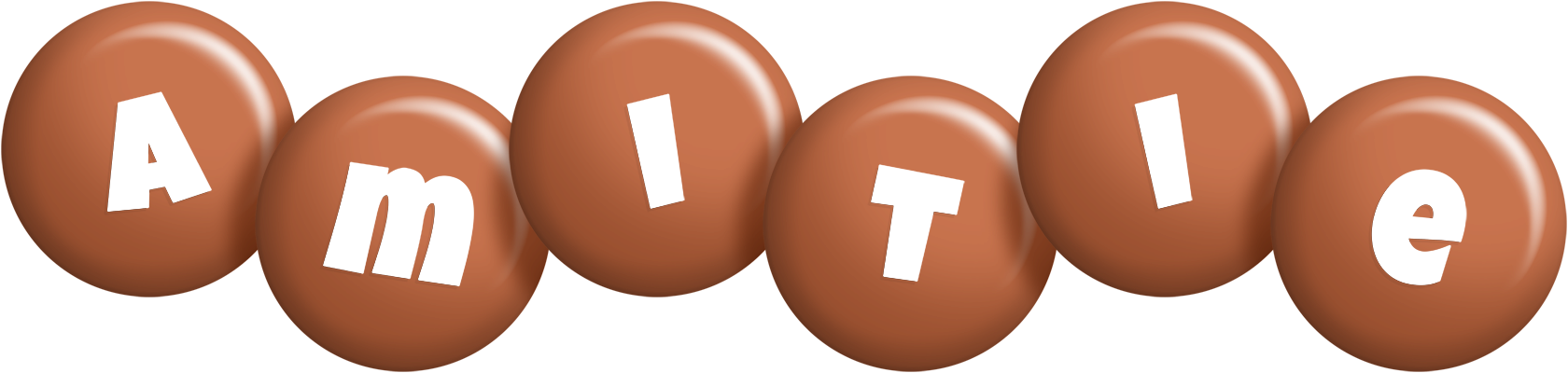 Amitie candy-brown logo