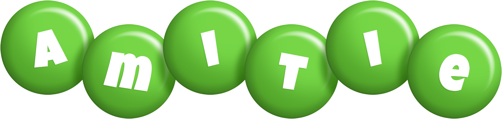 Amitie candy-green logo