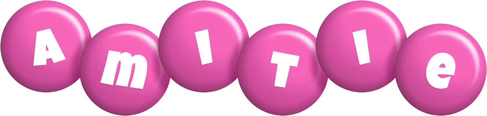 Amitie candy-pink logo