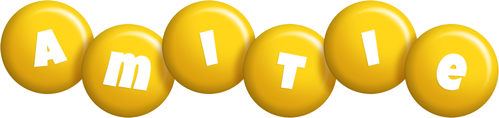Amitie candy-yellow logo