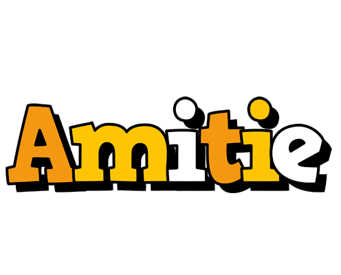 Amitie cartoon logo