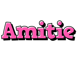 Amitie girlish logo