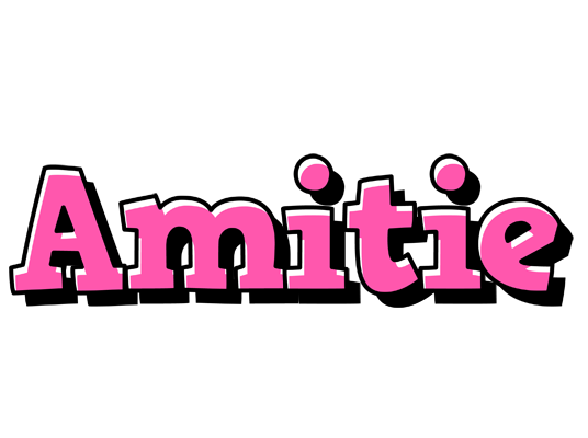 Amitie girlish logo