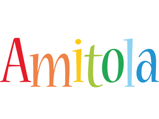 Amitola birthday logo