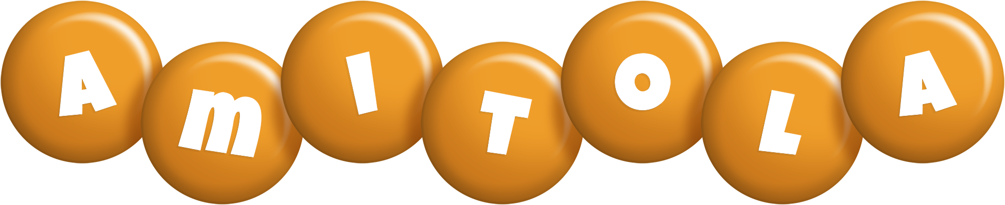 Amitola candy-orange logo