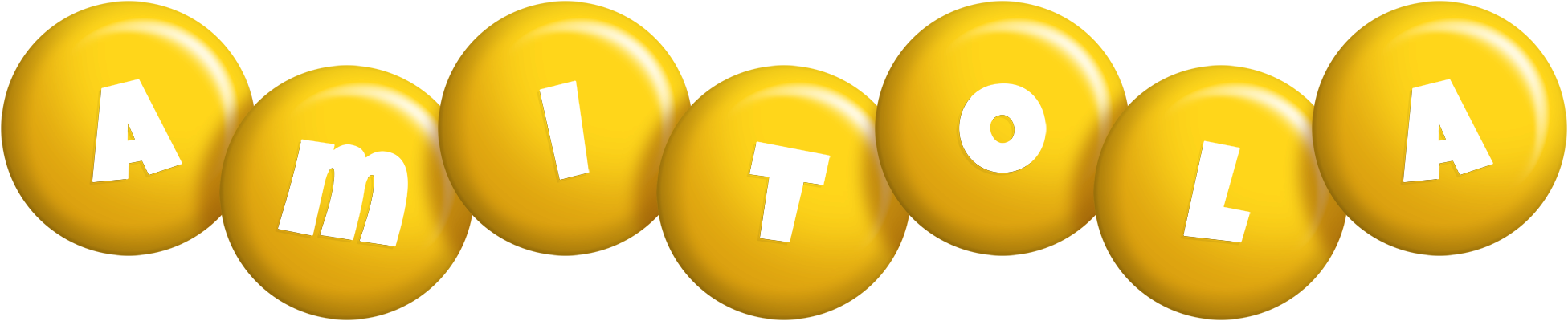 Amitola candy-yellow logo