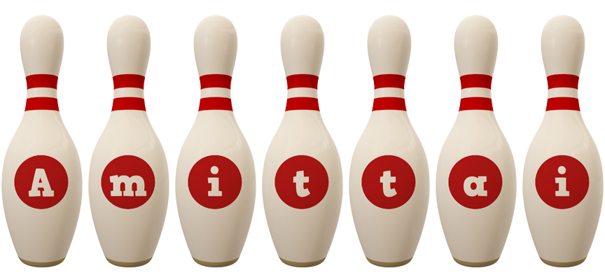Amittai bowling-pin logo