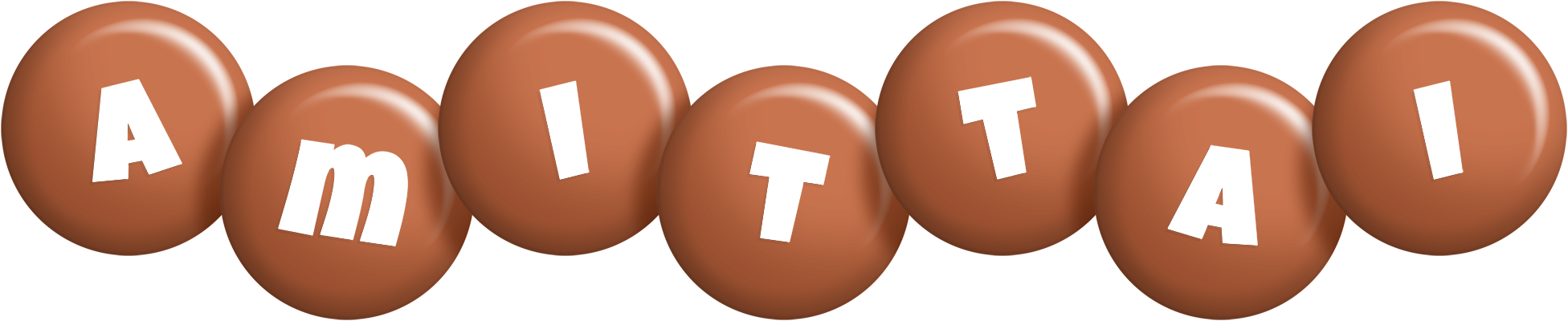 Amittai candy-brown logo