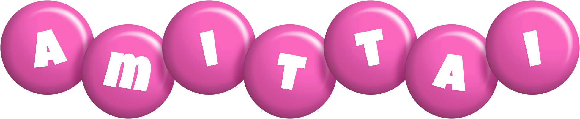 Amittai candy-pink logo