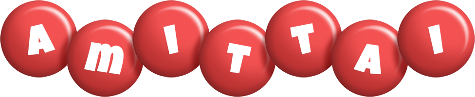 Amittai candy-red logo