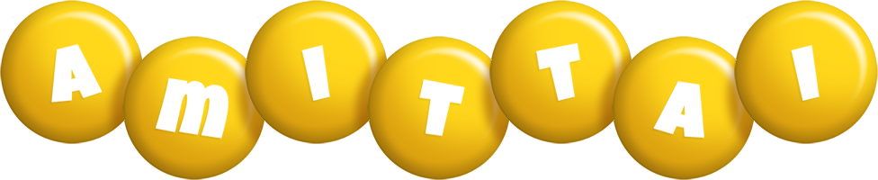 Amittai candy-yellow logo