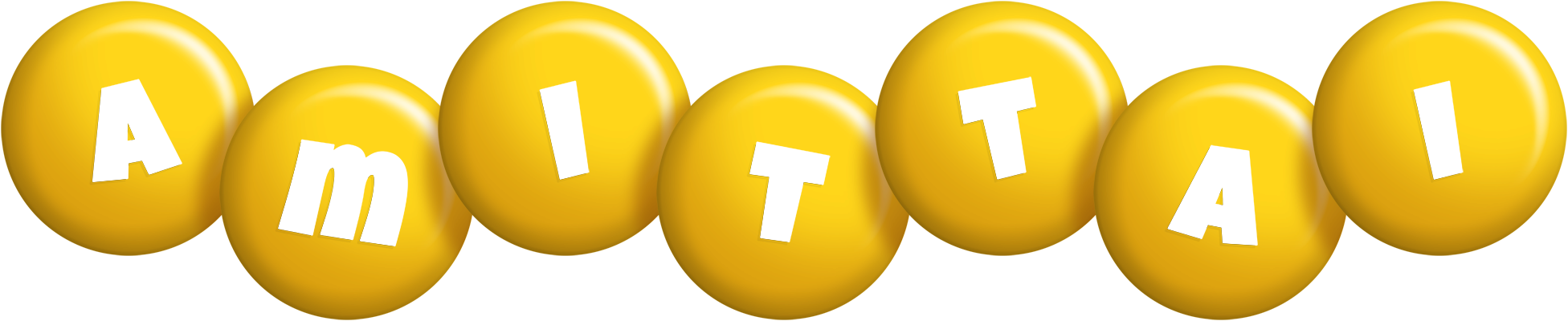 Amittai candy-yellow logo